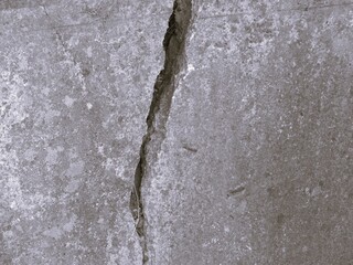 古い壁の亀裂