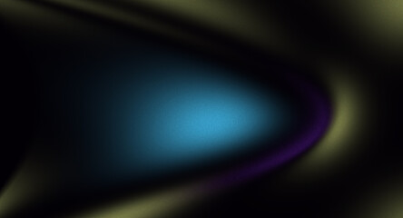 Yellow blue black color flow, cover header wallpaper design, grainy wave, abstract background, dark...