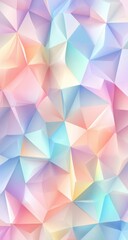 Fototapeta premium Pastel polygonal abstract background