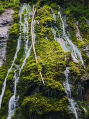 Photo of the Wimbachklamm in the Berchtesgaden Mountains