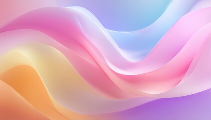 Obraz premium Abstract swirling pastel colors