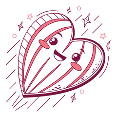 vector illustration of a heart
