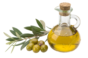 Premium Olive Oil with Fresh Olives