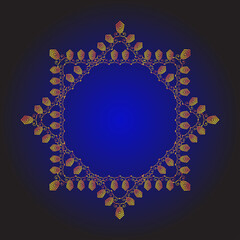 Intricate-Hexagonal-Mandala-on-Deep-Blue-Background