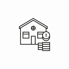 house money investment icon sign vector