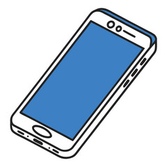 mobile phone vector illustration