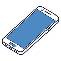 mobile phone vector illustration