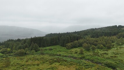 Fototapeta premium survol du parc national de Killarney, ring of Kerry, Irlande
