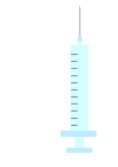 syringe isolated on white