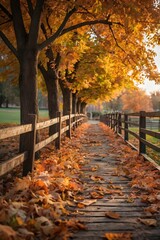 Fototapeta premium Autumn in the Park