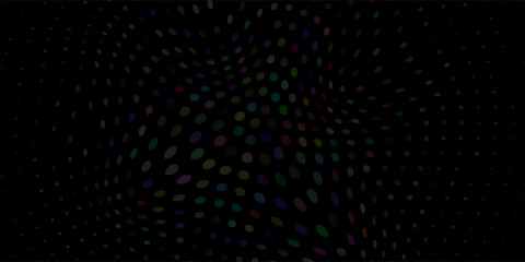 Obraz premium Abstract background with colorful halftone dots. Vector illustration.