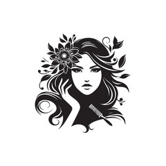 Stylized beautiful women Vector (1).eps