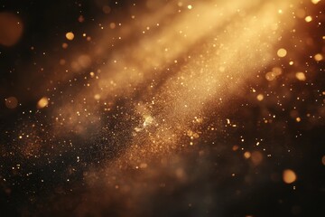 Naklejka premium Radiant Sunshine Rays Cascading Through a Magical Enchanted Forest with Ethereal Bokeh Effects