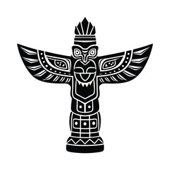 Totem Pole Representing Cultural Unity