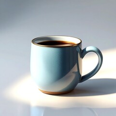 High quality ceramic coffee mug ecommerce product image hyper detailed rendering vivid tones appealing homeware listing visual presentation