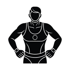 Athlete with Performance Tracking Band