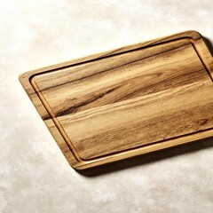 Premium solid wood cutting board ecommerce food prep accessory chef quality kitchen surface presentation photo