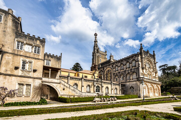 Bussaco Palace Hotel, located in the Bussaco National Forest at Luso, Portugal