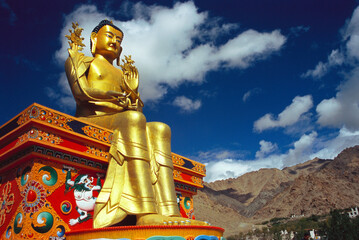 indian buddhist monastery ladakh india 