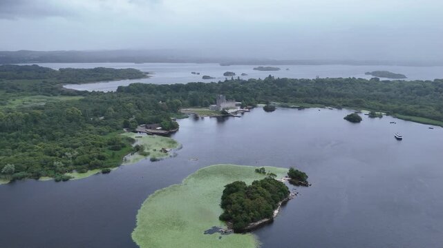 survol du parc national de Killarney, ring of Kerry, Irlande