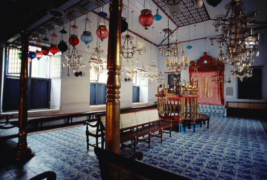 interior of synagogue 
