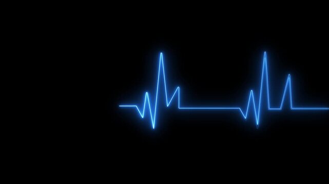 Colorful human heart normal sinus rhythm, electrocardiogram record. Bright and bold design for use in presentations, education manuals, design, etc.