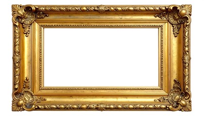 Ornate gold picture frame