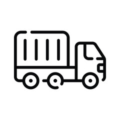 Have a look at this premium outline icon of delivery truck