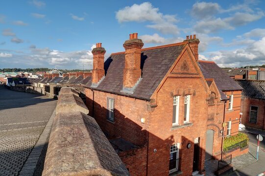 centre historique de Londonderry ou Derry en Irlande du Nord, Royaume-Uni