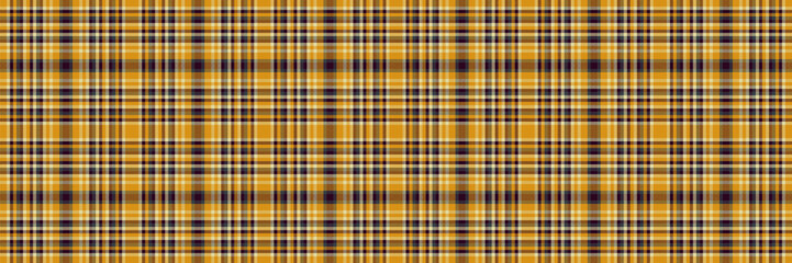 A seamless, subtly textured plaid pattern in warm gold and dark brown hues.  Perfect for textile design, website backgrounds, or adding a touch of classic style to your projects.