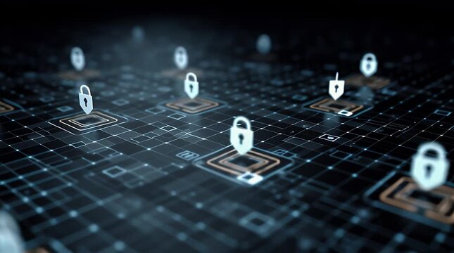 Abstract digital security grid