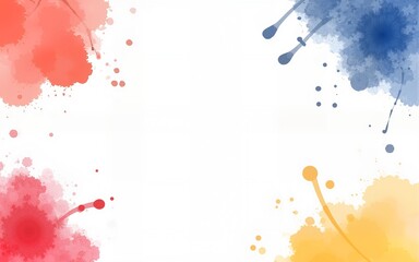 International youth day background with Splash watercolor paint .Vector Illustration. High quality