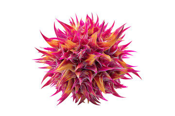 Abstract virus close up. 3D rendering.