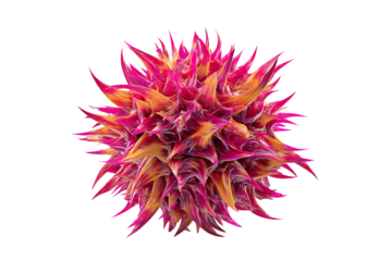 Abstract virus close up. 3D rendering.