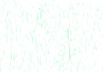 Abstract cascade of falling green and cyan digital particles and pixelated data streams.