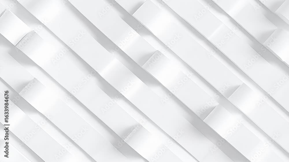 Canvas Prints diagonal white rectangular prism stack, creating a clean, geometric, and modern effect