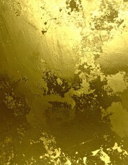Ancient Gold Patina A Textured Surface of Luminous Decay.