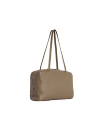 Women's classic handbag, fashion bag transparent background, fashion beige leather handbag ,...