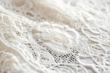 Obraz premium Intricate Lace Patterns with Delicate Texture for Fashion and Design Projects