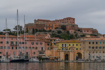 Forte Stella Overlooking the Harbor of Portoferraio, Elba, Italy