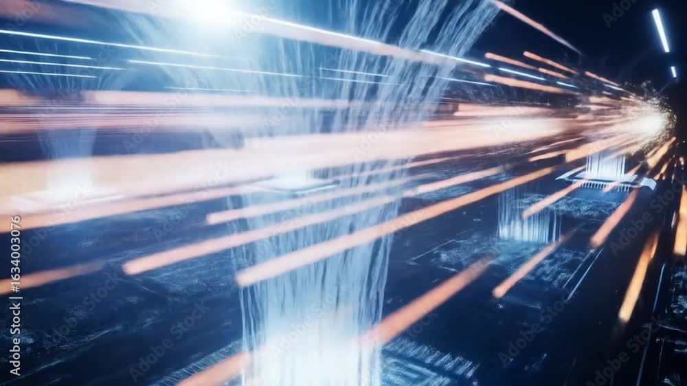 Poster data flow through computer chips