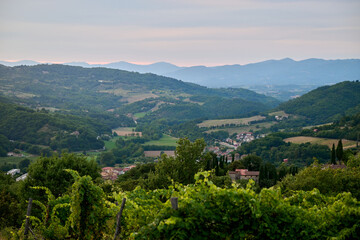 Obraz premium view in the valley in tuscany