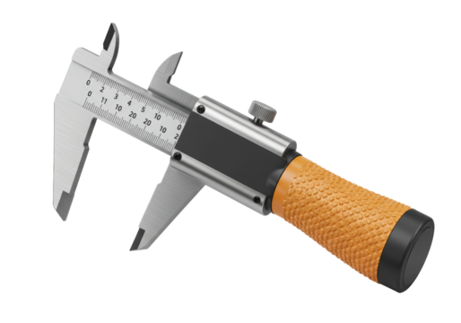 Isolated Vernier Caliper Precision Measurement Tool