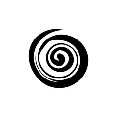 abstract circle swirl Vector