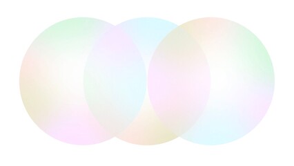 Pastel circles art design background