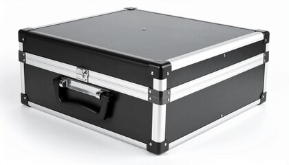 metal case isolated on white