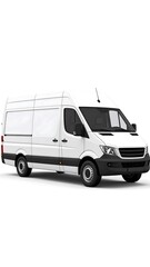 White van, isolated on white