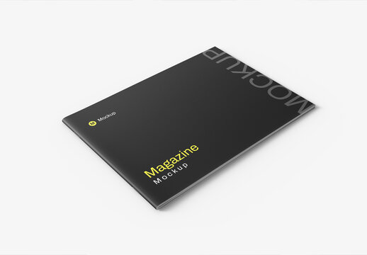 Soft Cover Magazine Mockup
