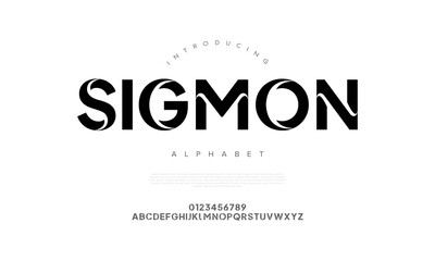 Creative and bold display font with dynamic wave-like cuts, perfect for logos, fashion brands, and contemporary design