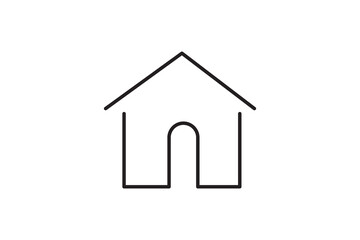 Home building residential real estate business logo concept vector  icon illustration isolated on white background